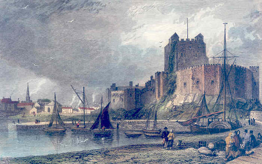 Castle Spotlight, Carrickfergus Castle, Ireland