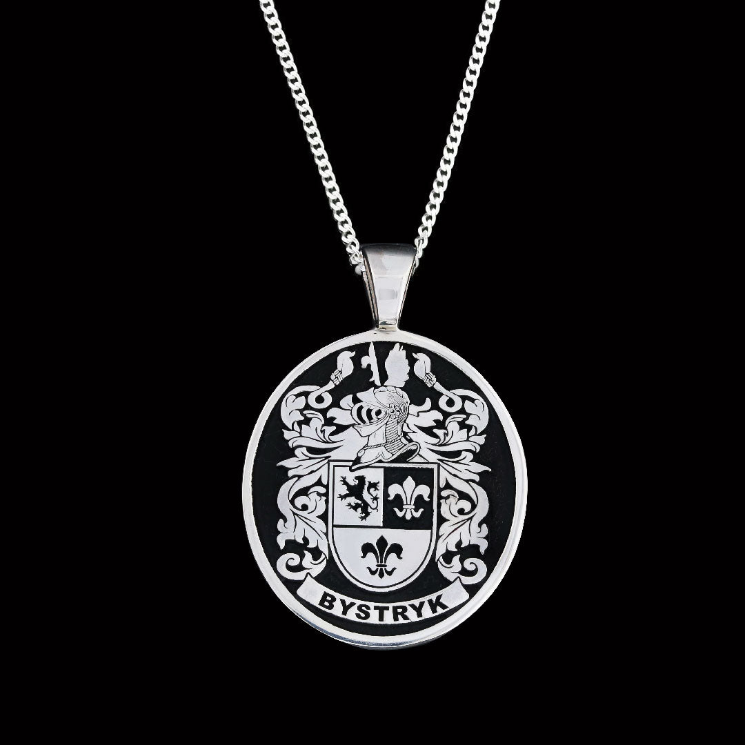 Monarch Family Crest Pendant