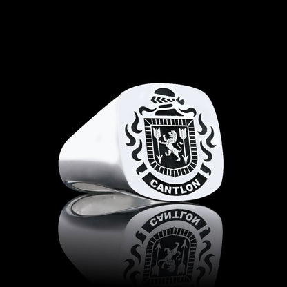 Duke Crest Ring Square