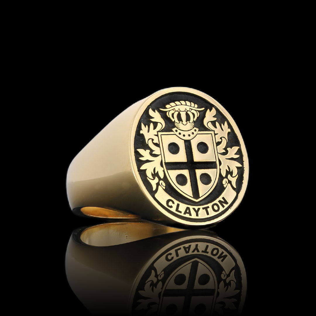 Baron Crest Ring Oval