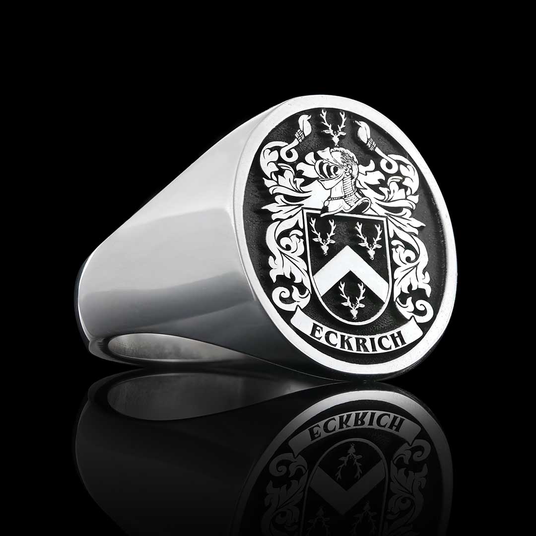 Emperor Crest Ring Oval