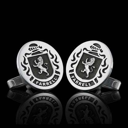 Duke Crest Cufflinks Oval