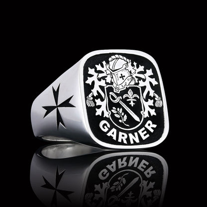 Cadet Crest Ring Square