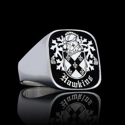 Cadet Crest Ring Square