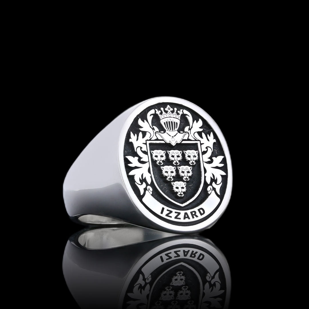 Raised Crest Ring