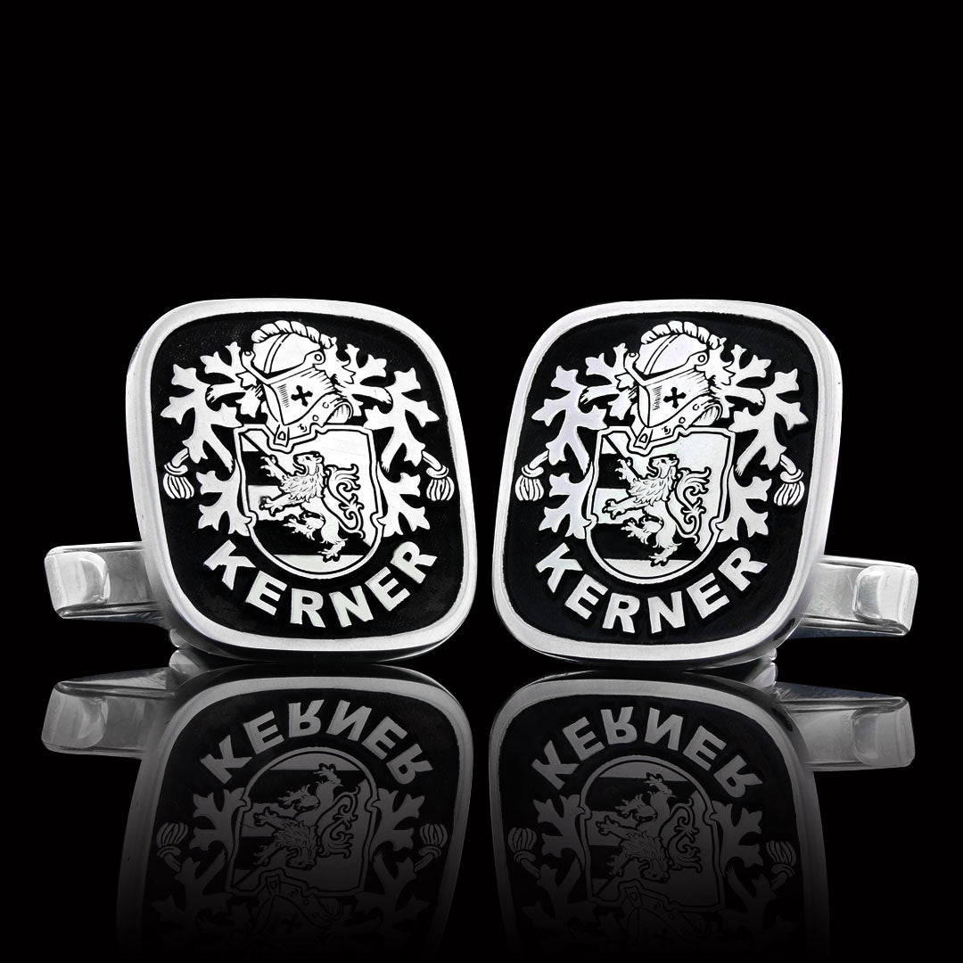 Cadet Crest Cufflinks Square