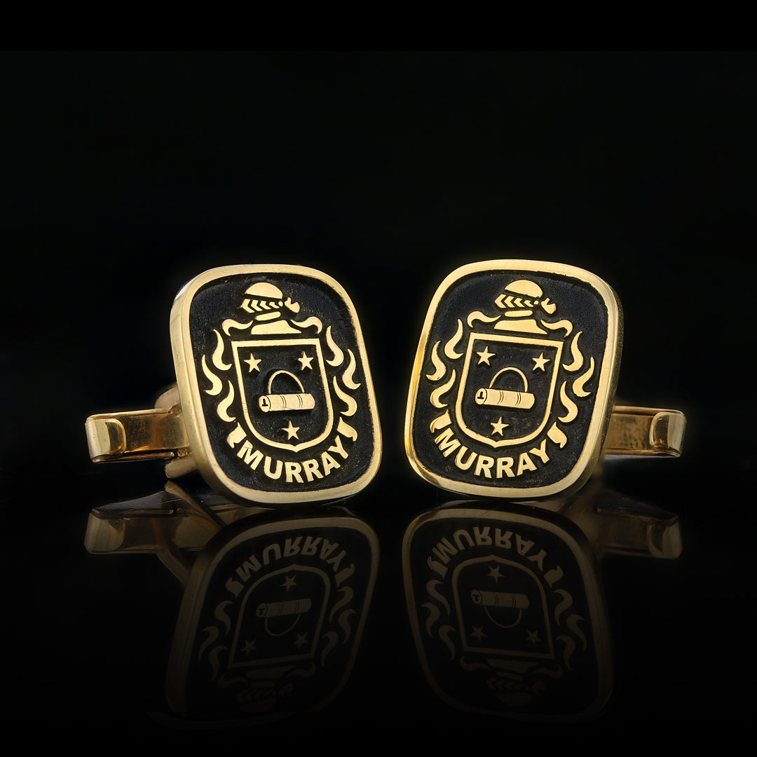 Dutch Crest Cufflinks Square