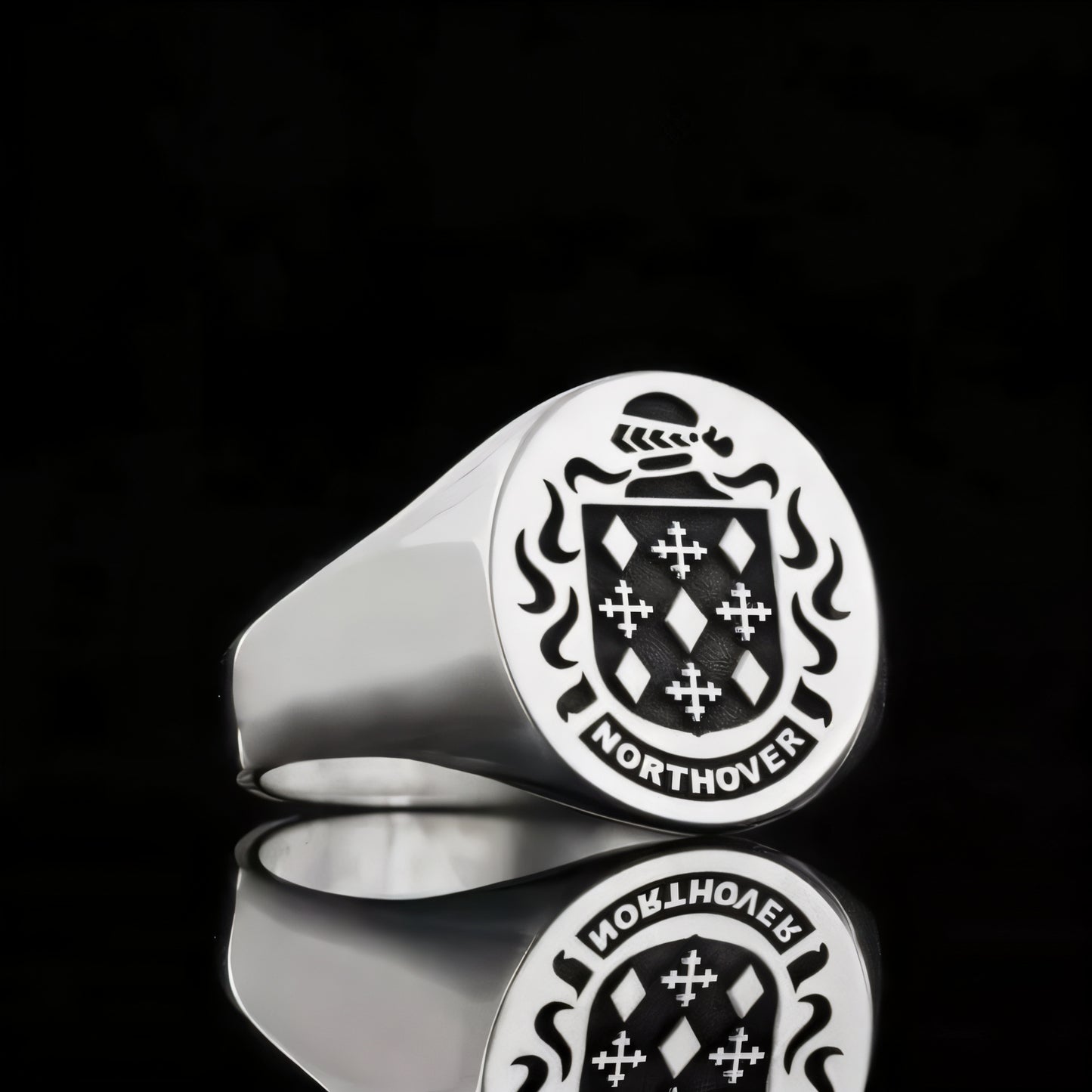 Duke Crest Ring Oval