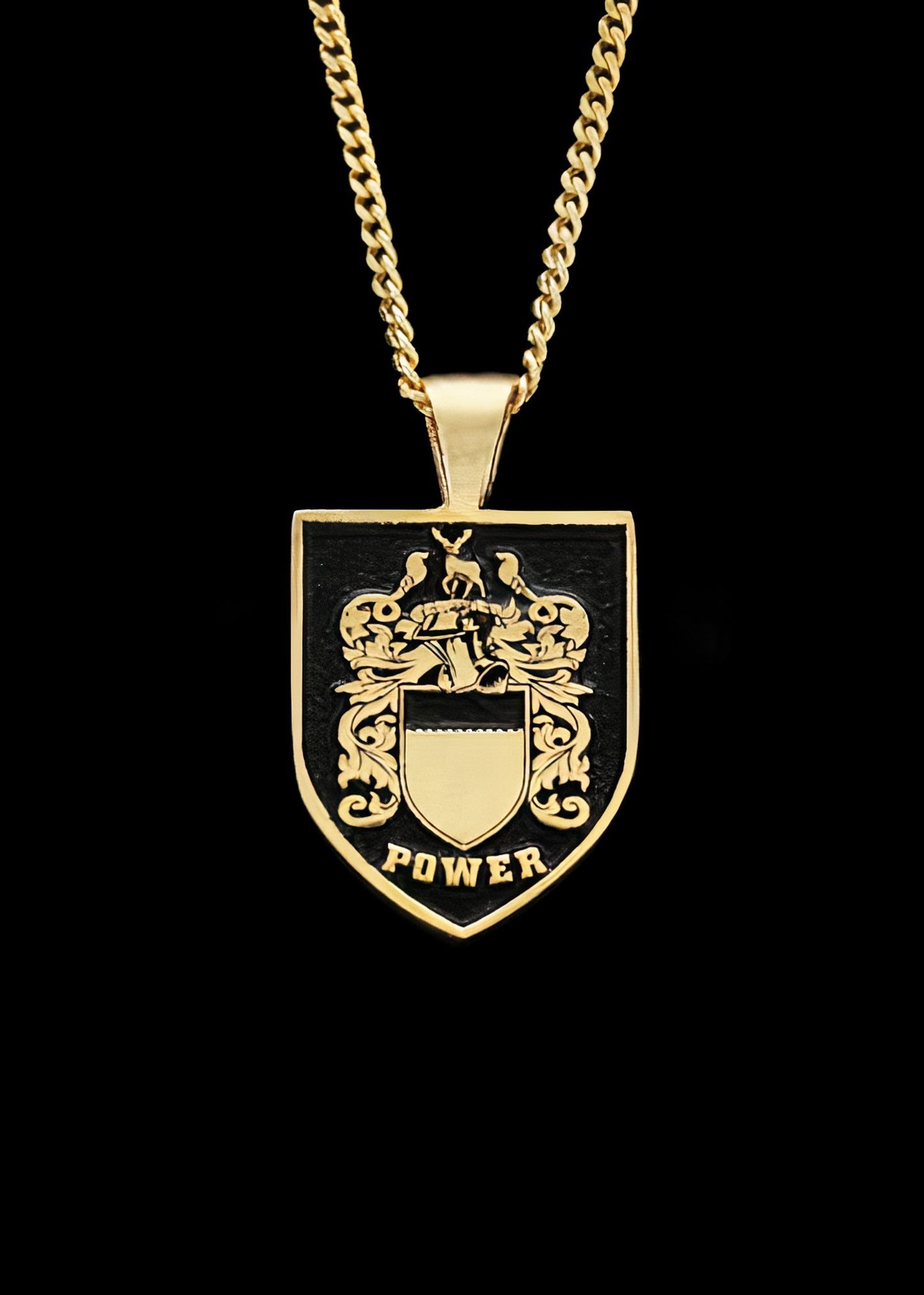 Shield Family Crest Pendant