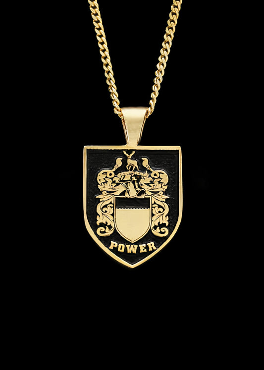 Shield Family Crest Pendant