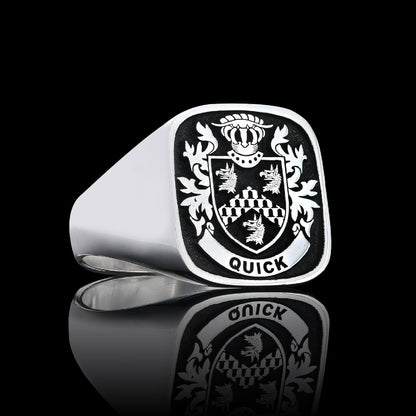 Baron Crest Ring Square