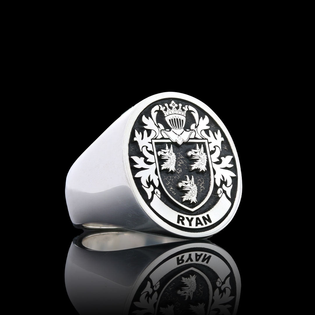 Raised Crest Ring