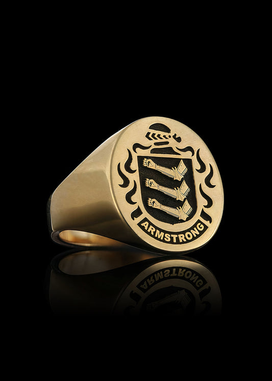 Duke Crest Ring Oval