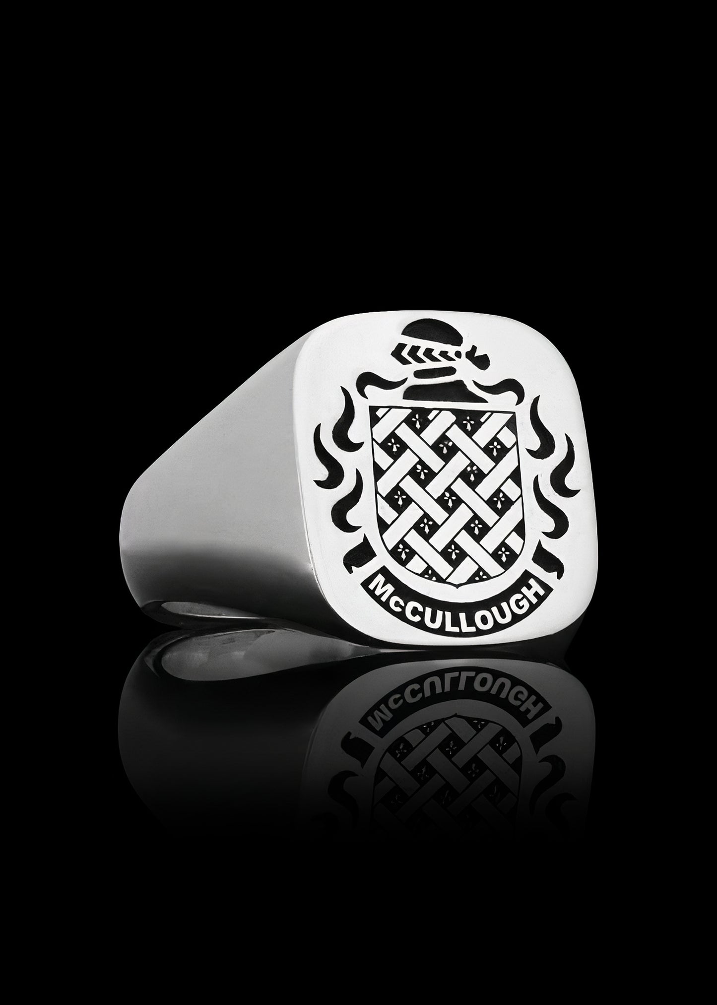 Duke Crest Ring Square