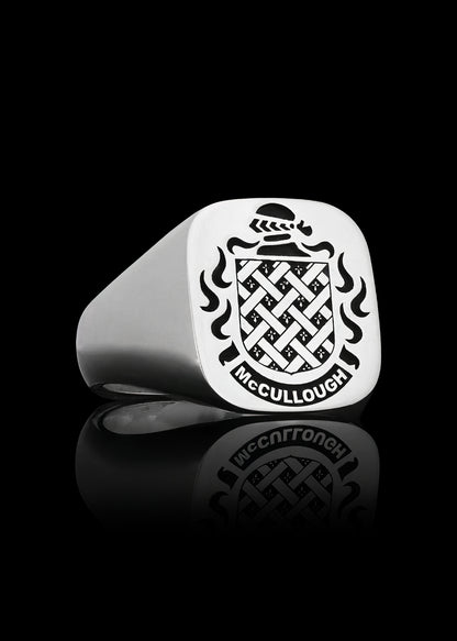 Duke Crest Ring Square