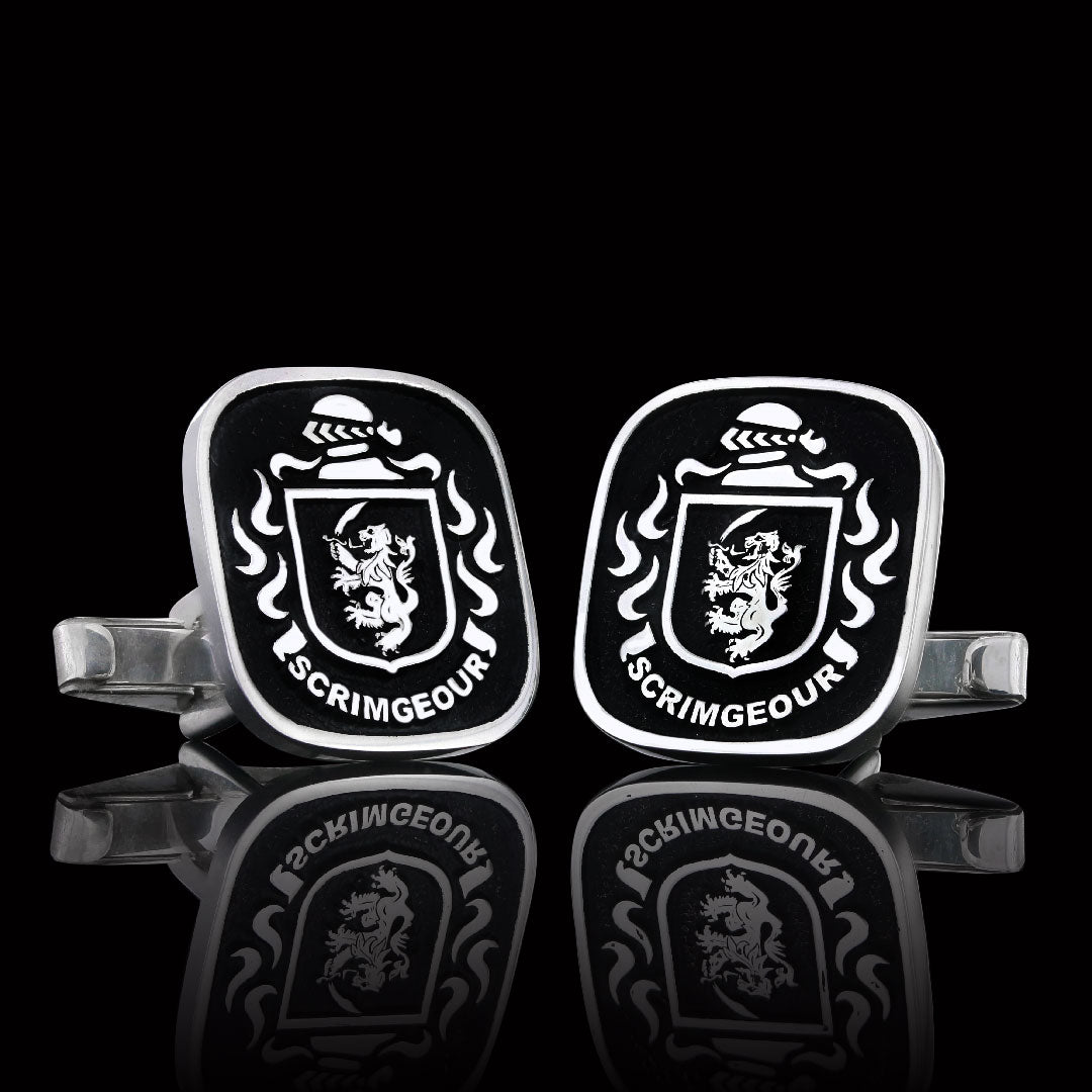 Dutch Crest Cufflinks Square