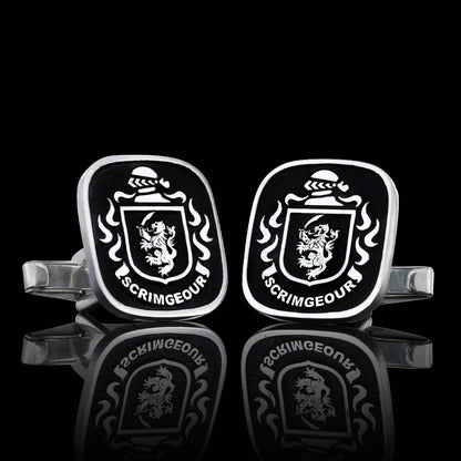 Dutch Crest Cufflinks Square